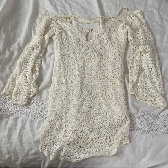 Jen’s pirate booty SMALL Padang lace backless dress bohemian - Picture 4 of 13